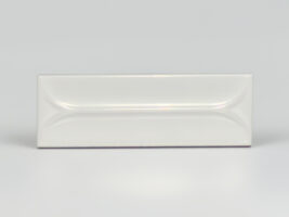 Białe cegiełki 3d na ścianę Harmony ELIPSE White 5x15cm