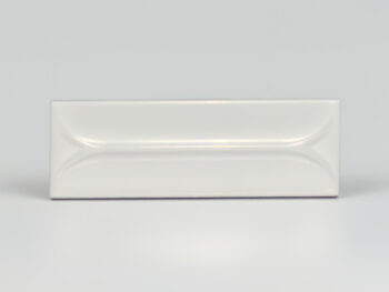 Białe cegiełki 3d na ścianę Harmony ELIPSE White 5x15cm