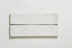 Białe płytki cegiełki błyszczące - Harmony Legacy snow 6x25cm