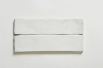 Białe płytki cegiełki błyszczące - Harmony Legacy snow 6x25cm