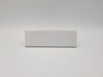 Harmony Glint White 5x15 - Białe, małe płytki