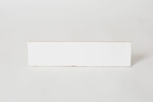 Harmony Poitiers White W/MATT/30 7,5x30 - Białe płytki cegiełki, matowe