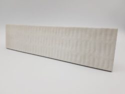Kafelki cegiełki, dekoracyjne, białe w macie - Harmony Lagoon White Decor 6x24,6