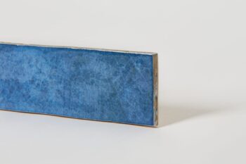 Płytki w kolorze niebieskim do łazienki na ścianę - Harmony DYROY BLUE 6,5x20