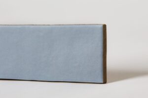 Płytki niebieskie cegiełki, matowe - Peronda Harmony RABAT BLUE 6x24.6cm. Hiszpańskie płytki ceramiczne na ścianę do łazienki i kuchni w pastelowym niebieskim kolorze.