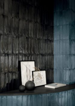 Płytki niebieskie ścienne błyszczące Marca Corona Multiforme Agata 7,5x30 cm I850