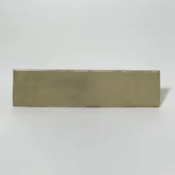 Płytki zielone ścienne błyszczące Estudio Zellij Khaki 6,2x25 cm. Kafelki hiszpańskie.