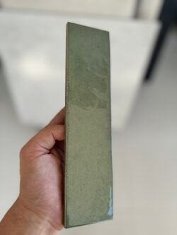 EQUIPE Tribeca Sage Green 6x24,6 - Kafelki szałwiowe na ścianę