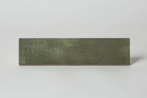 Płytki ceramiczne zielone - Harmony Bari Green 6×24,6 cm. Błyszczące płyteczki cegiełki, ścienne do kuchni, łazienki.