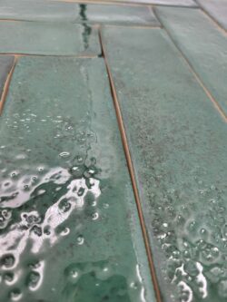 Zielone płytki ceramiczne - Harmony SUNSET GREEN 6x25