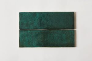 Zielone płytki do łazienki w połysku - Harmony DYROY GREEN 6,5x20