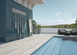 Płytki gresowe, dekoracyjne, rozmiar 7.5x30cm, połysk, kolekcja hiszpańskich płytek CIFRE ALCHIMIA blue glossy