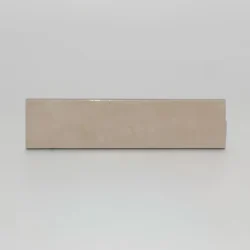 Beżowe płytki cegiełki w połysku Harmony Samira Sand 6x24,6
