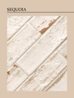 Białe płytki ścienne - Natucer Sequoia Blanc 6,2x25cm