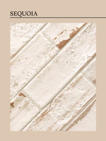 Białe płytki ścienne - Natucer Sequoia Blanc 6,2x25cm