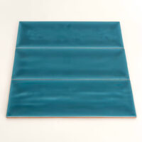 Błękitne płytki łazienkowe Fabresa Aria Blue 10X30