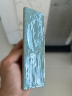 Błękitne płytki łazienkowe - Harmony Riad Aqua 6,5x20cm