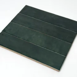 Alternative view of Harmony SAMIRA GREEN 6X24,6<span class="opis"> Ciemnozielone płytki cegiełki</span>