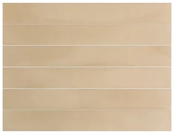 Equipe Corsica Golden Clay 5x40cm płytki w kolorze piaskowym, ciepły beż. Kafelki z matową powierzchnią. Idealne gresy na podłogę i ścianę