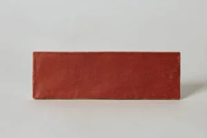 Czerwone płytki matowe - Peronda Harmony SAHN RED 6,5×20 cm. kafelki ścienne w wykończeniu matowym z efektem rzemieślniczym do łazienki lub kuchni.