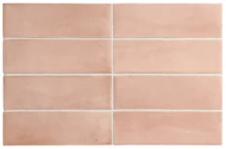 EQUIPE Coco Orchard Pink Matt 5x15 różowe małe płytki matowe na ściany i podłogi