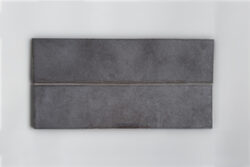 Tribeca Basalt 6x24,6cm płytki szare błyszczące EQUIPE