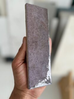 Fioletowe kafelki łazienkowe - Harmony DYROY AUBERGINE 6,5x20cm