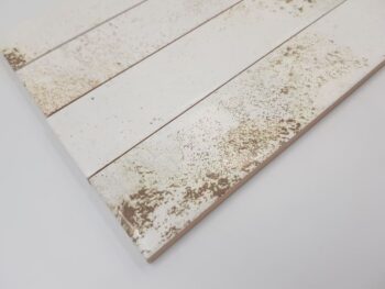Kafelki cegiełki, białe rdza - Natucer Cool White 5x30cm. Cegiełki ceramiczne na ścianę od hiszpańskiego producenta Natucer.