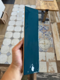 Kafelki indygo połysk - Harmony Poitiers Indigo 7,5x30