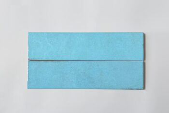 Kafelki turkusowe - Equipe Tribeca Watercolour 6x24,6cm. Płytki w połysku z postarzaną powierzchnią.