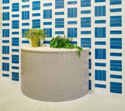 Małe kafelki, szarobrązowe, połysk - Harmony Glint Taupe 5x15