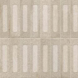 Małe płytki ceglane szarobeżowe dekor matowe Marca Corona J420 Fornace Formella Argilla Naturale 6x24 cm