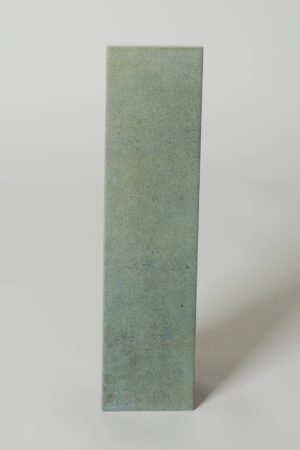 Płytka zielona - Peronda Harmony NIZA GREEN 9,2×37cm. Cegiełka z matową, zieloną powierzchnią o wyglądzie cementu - betonu na podłogę i ścianę.