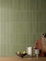 Płytki 3d zielone na ścianę Marca Corona Miniature Rima Posidonia 6x24 K055