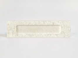 Płytki ceglane jasnoszare dekoracyjne Marca Corona Miniature Fornace Formella Bianco Minerale 6x24 J419