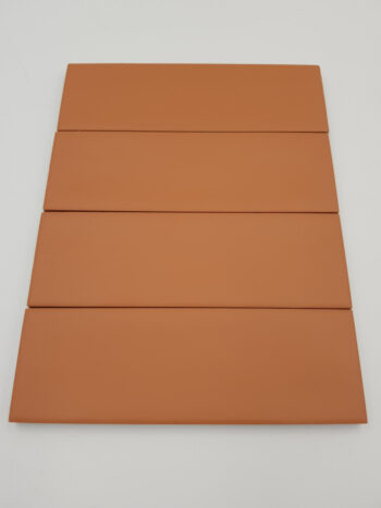 Płytki ceglane na podłogę - Peronda Harmony Glint Clay Matt 5x15cm. Małe płytki w kolorze cegły z matową, lekko nierówną powierzchnią.
