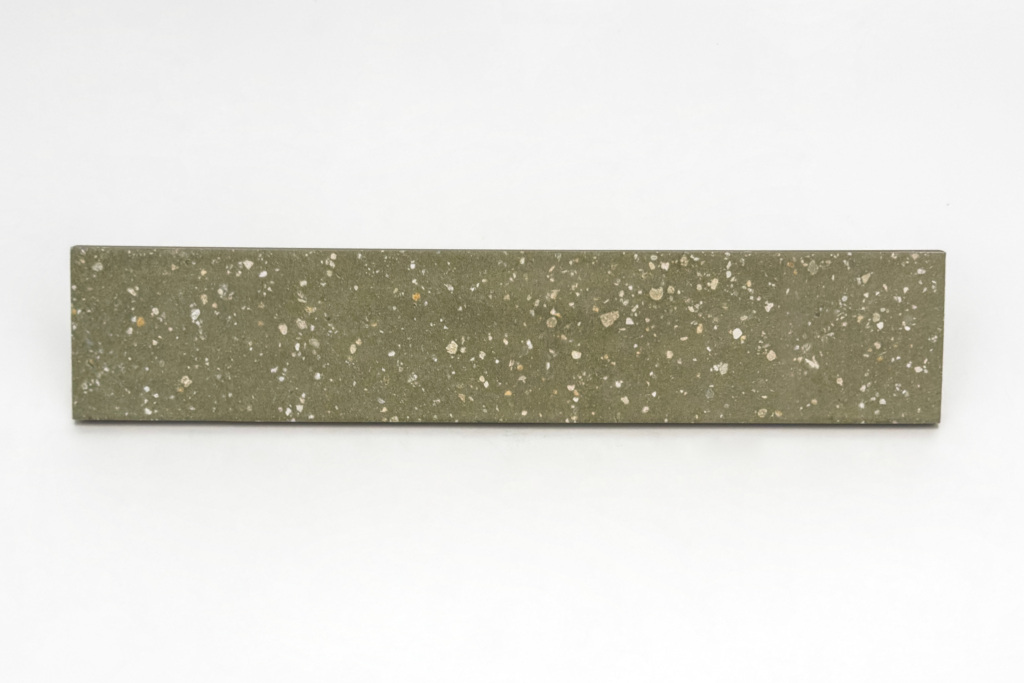 Płytki lastryko cegiełki zielone Harmony Trace Green Plain 6x30