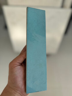 Płytki łazienkowe, turkusowe - EQUIPE Tribeca Watercolour 6x24,6