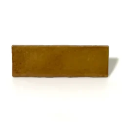 Płytki ścienne ciepły cynamonowy brąz błyszczące ESTUDIO Matcha Cinnamon 6x18,5cm. Kafelki gresowe do kuchni, łazienki.