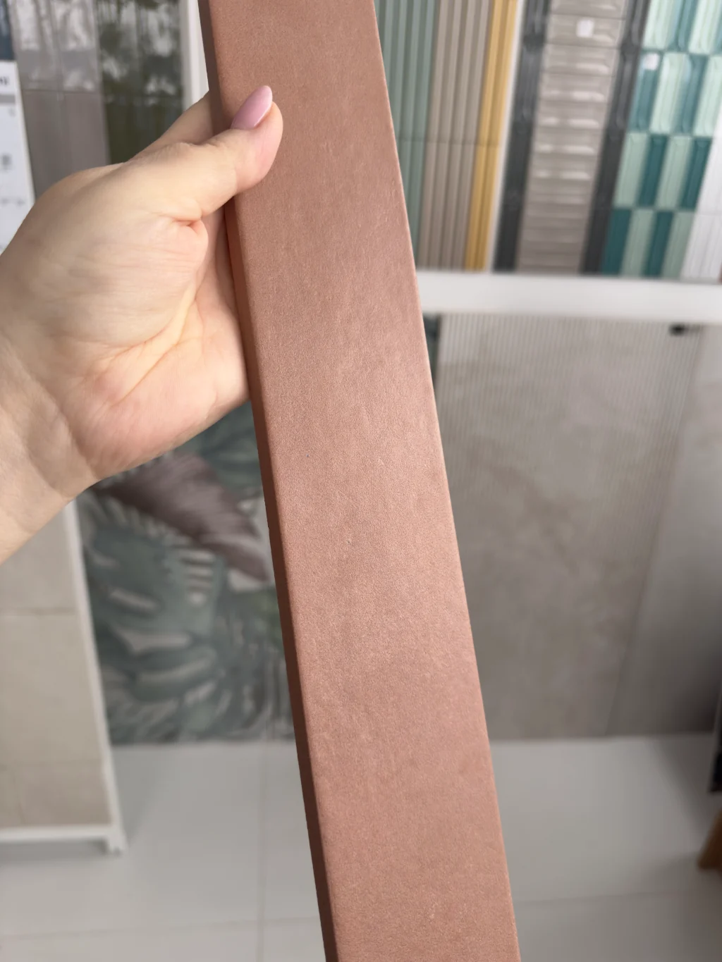 Płytki terakota MARCA CORONA Longarine Calcecreta Terracotta 7.5X60 J848