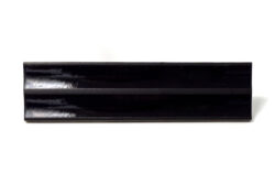 Płytki trójwymiarowe czarne błyszczące Marca Corona Miniature Rima Tartufo 6x24 K048