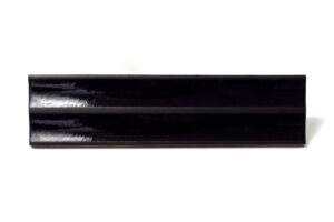 Płytki trójwymiarowe czarne błyszczące Marca Corona Miniature Rima Tartufo 6x24 K048