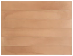 Equipe Corsica SUNDOWN CLAY 5x40 płytki w kolorze terakota glina typu cegiełka z matową powierzchnią na ścianę i podłogę