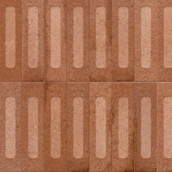 Kafelki dekoracyjne w kolorze terakoty Marca Corona Miniature Formella Rosso Mattone 6x24 J421
