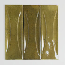 EQUIPE Hanoi Arco Wild Olive 6,5x20 oliwkowe płytki dekoracyjn