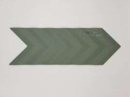 Harmony Fold Green 15x38 - Zielona płytka 3D na ścianę