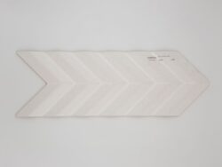 Harmony Fold White 15x38 - Biała płytka 3d