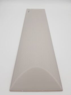 Szare kafle ozdobne 3D na ścianę - Harmony LOG SILVER 12,5x50