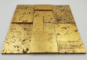 Mozaika złota - Peronda Harmony D.Sand Gold 30x30 cm. Kafelki dekoracyjne, trójwymiarowe na ścianę.