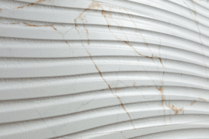 Museum DUAL WHITE DECOR 33,3x100 - Biały dekor do łazienki